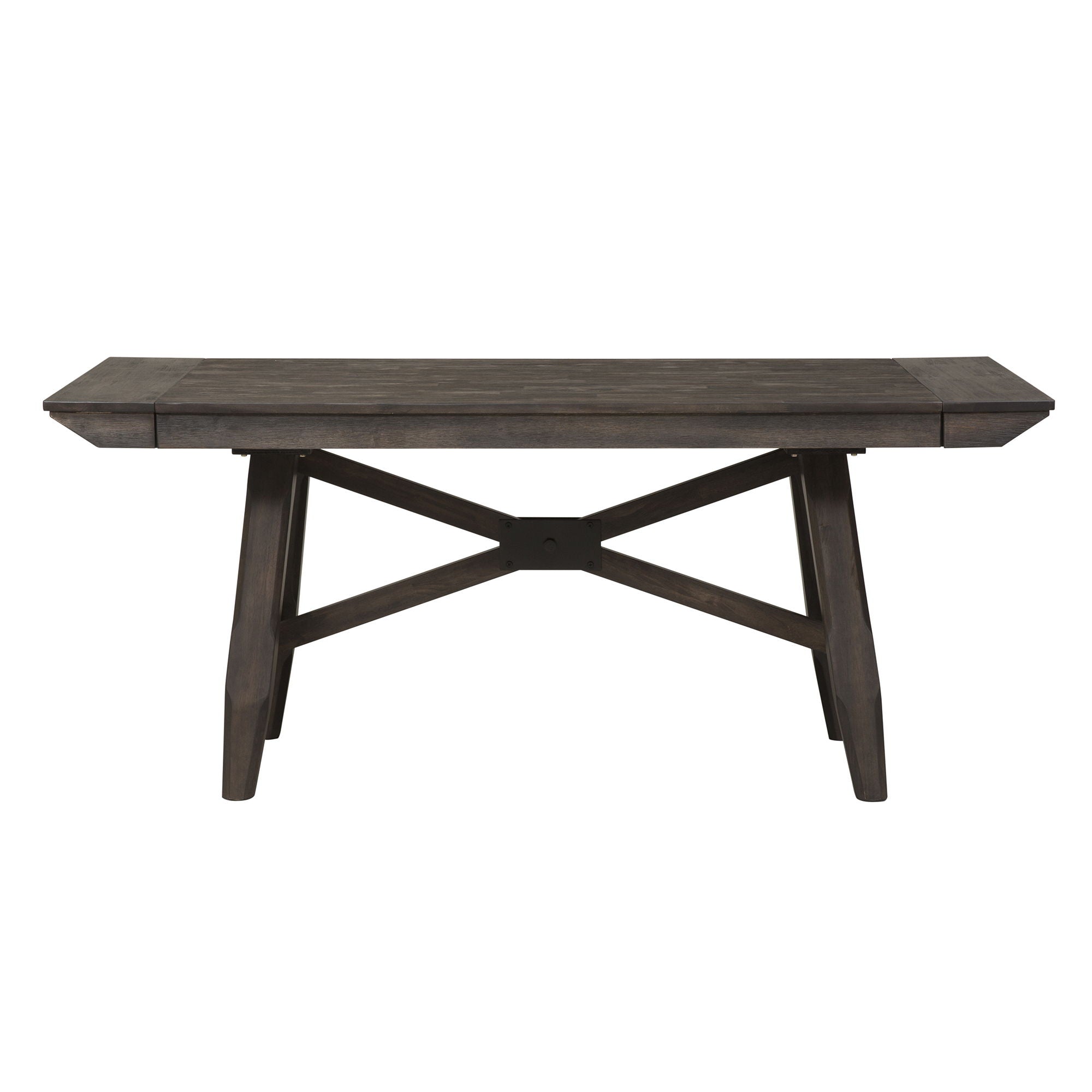 Double Bridge - Trestle Table - Dark Brown