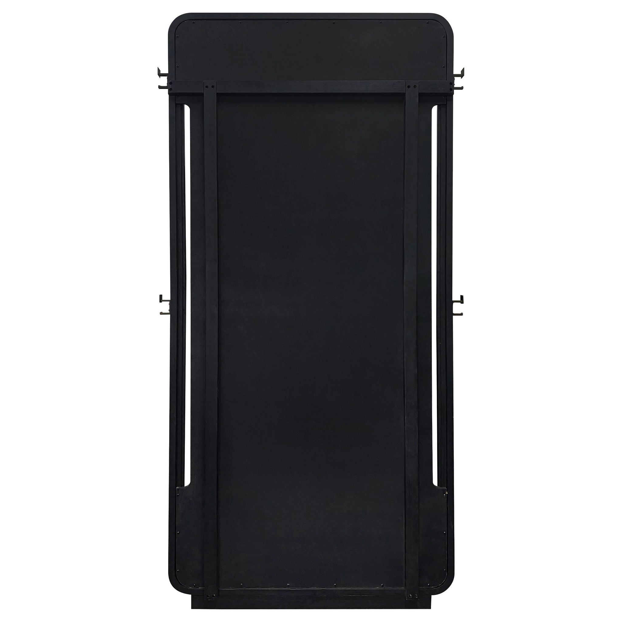 Leandro 76-inch Full Length Floor Mirror Burnished Black