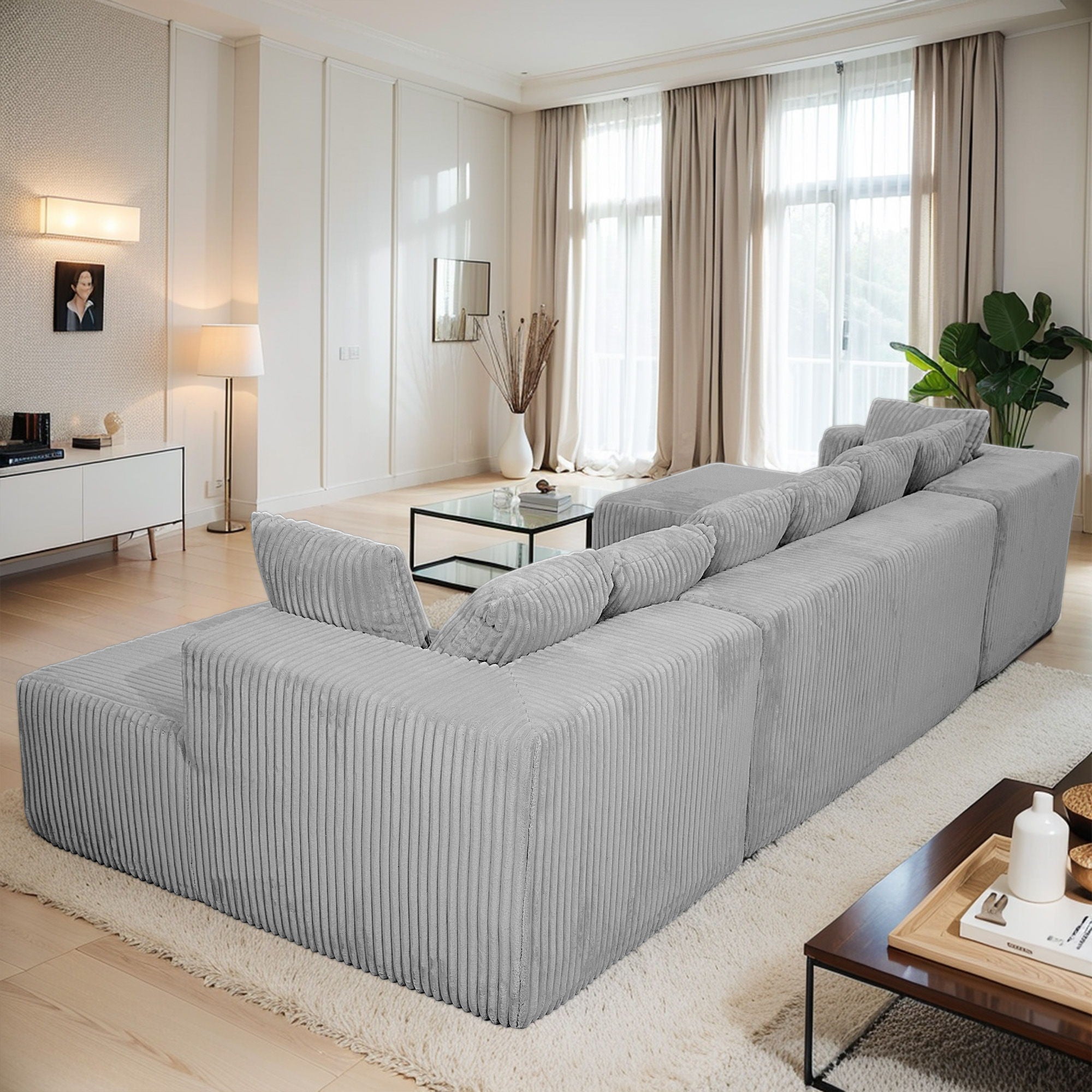 Modular U Shaped Sectional Sofa