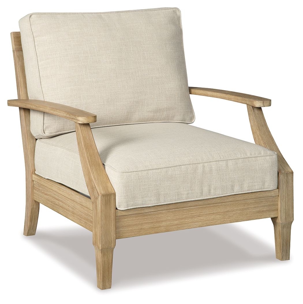 Ashley Furniture Clare - Beige - Lounge Chair W/Cushion | Meri Furniture