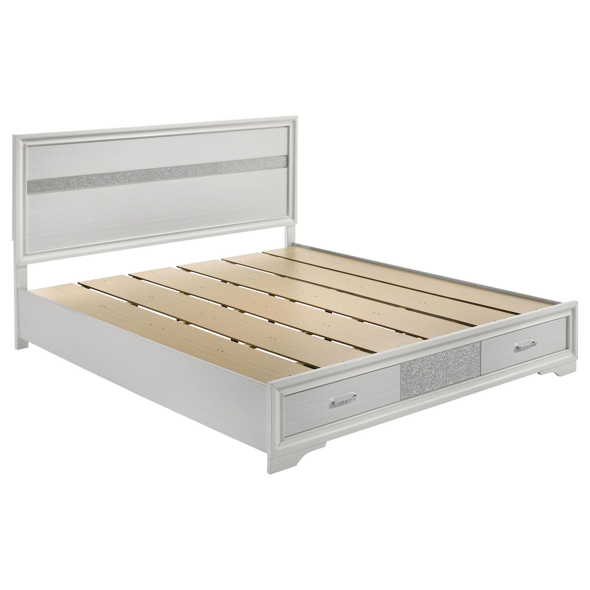Miranda 5-piece California King Bedroom Set White