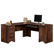 Harbor View Corner Computer Desk Curado Cherry