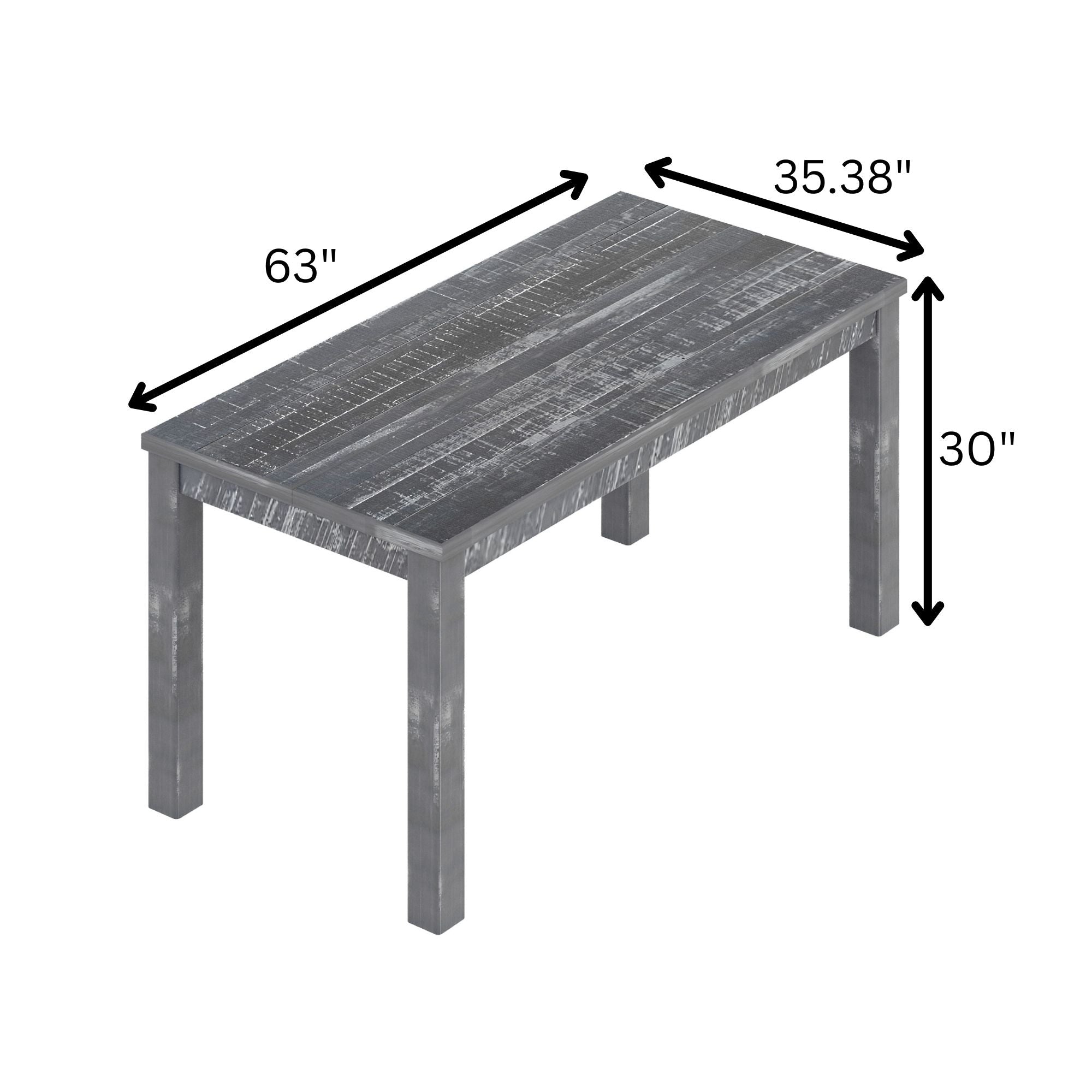 Albany - Solid Wood Dining Table For 6