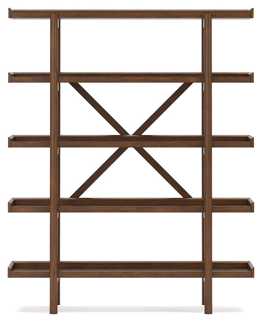 Signature Design by Ashley® Lyncott - Brown - Bookcase | Meri Furniture