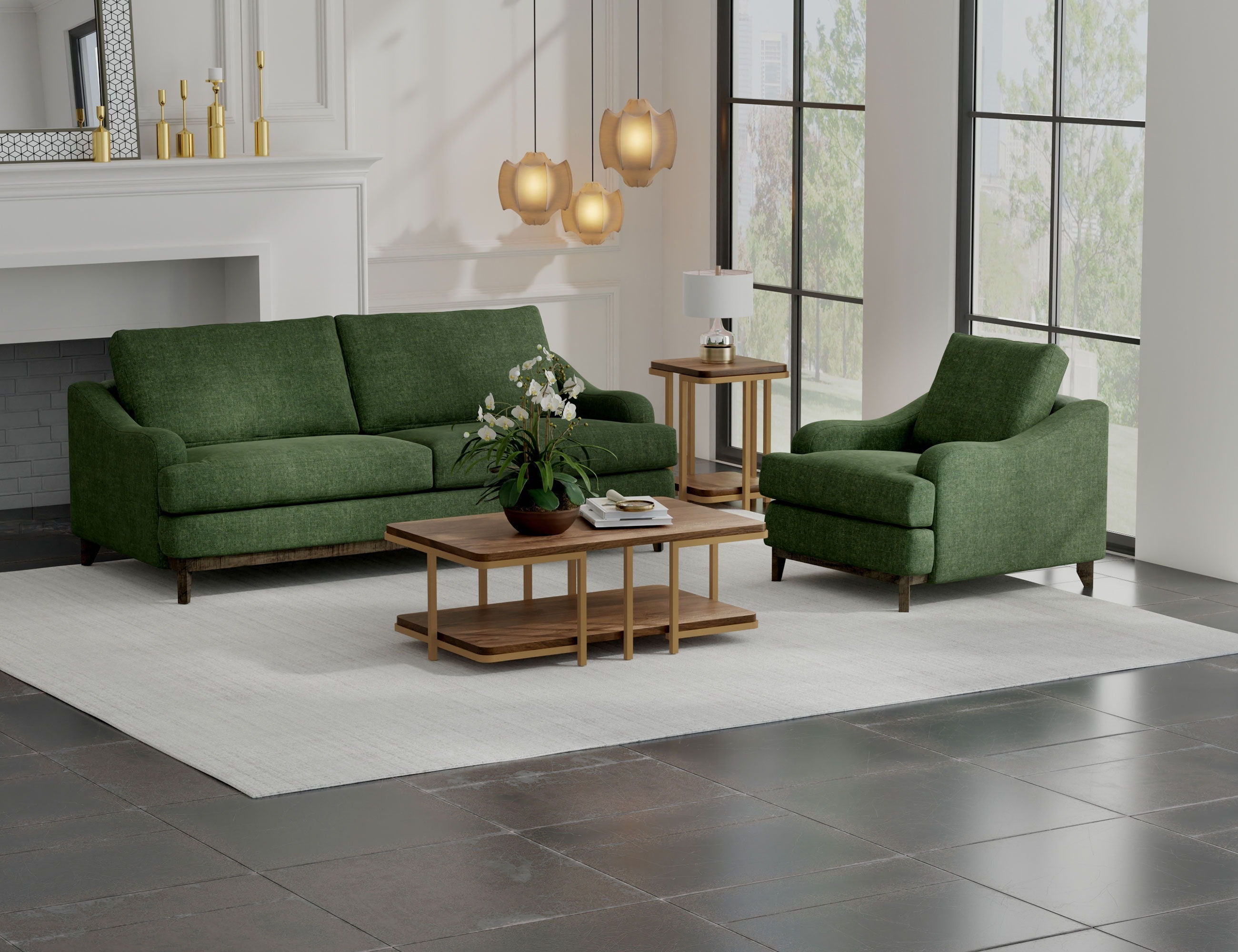 International Furniture Direct Alfa - Sofa | Meri Furniture