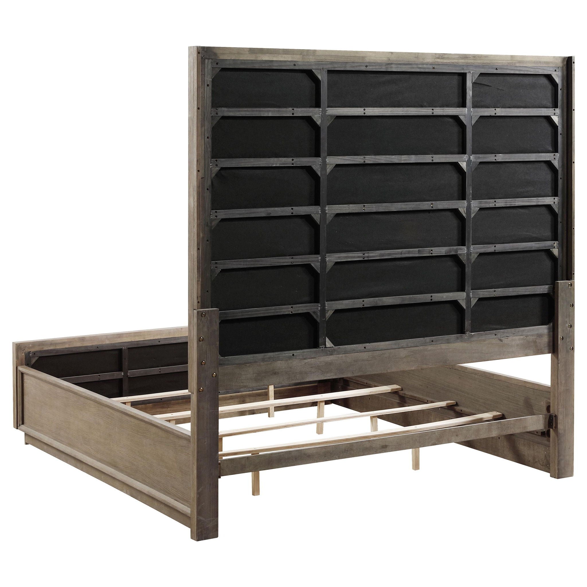 Durango 80-inch Eastern King Panel Bed Taupe Oak