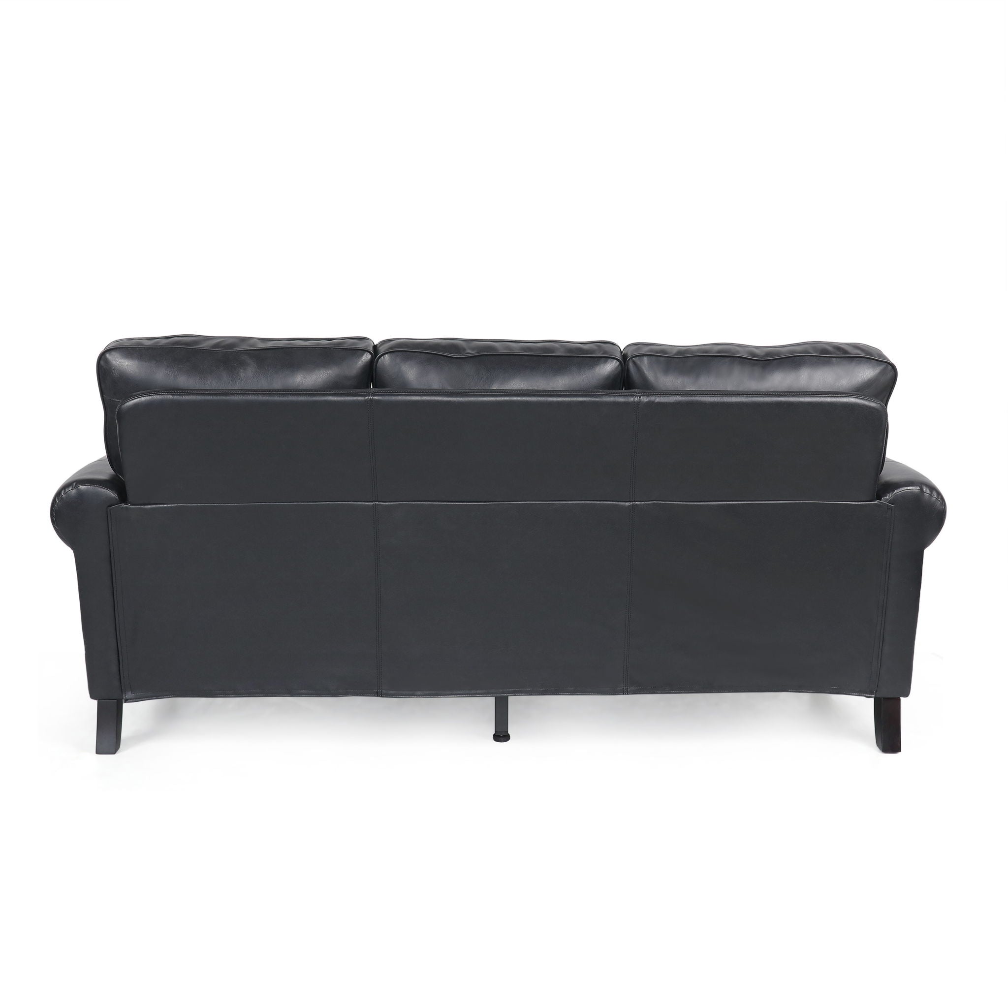 Contemporary 3 Seater Sofa With Nailhead Trim