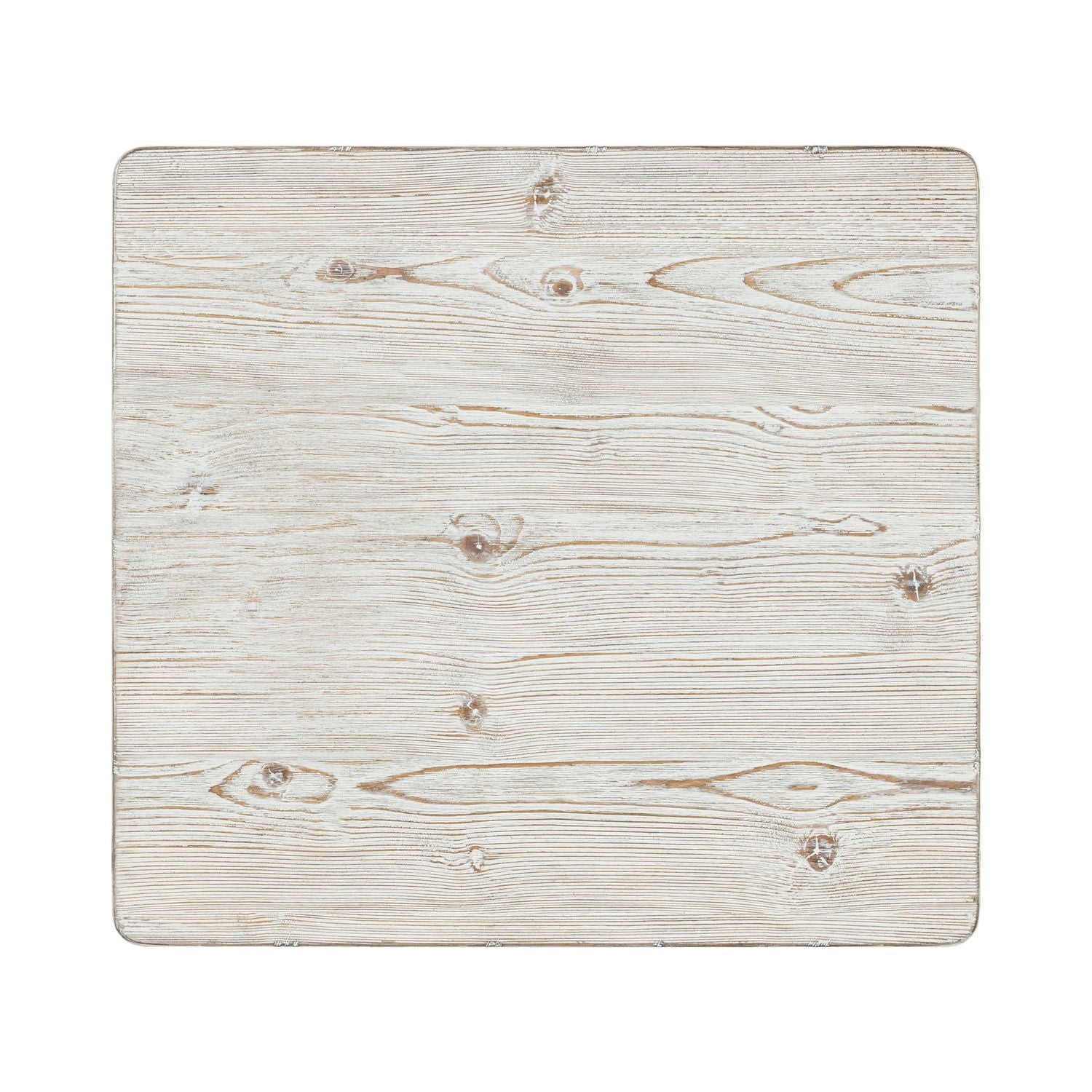 Backroads - End Table - Weathered White & Parchment Brown