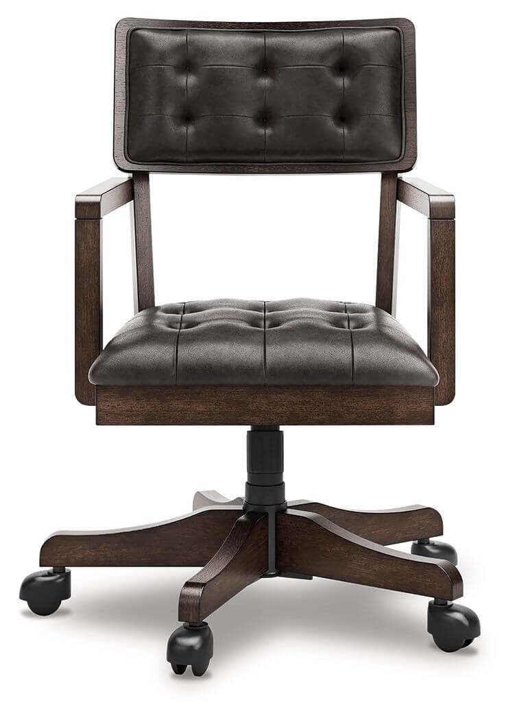 Breckington - Home Office Desk Chair - Dark Brown