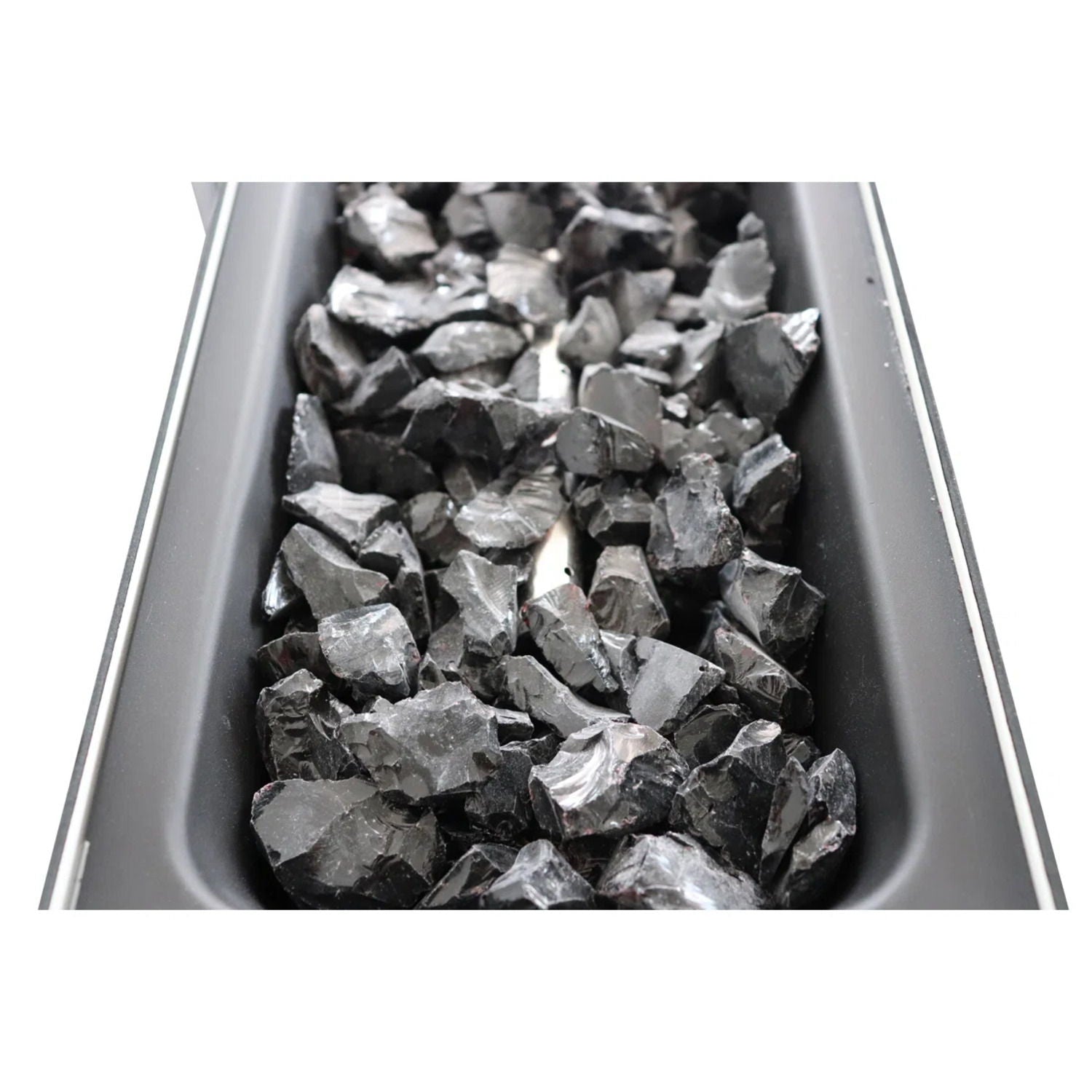 Outdoor 43" Rectangular Fire Pit Table With Adjustable Flame Control - White