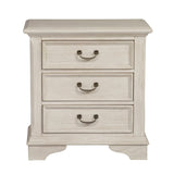 Bayside - 3 Drawer Nightstand - White