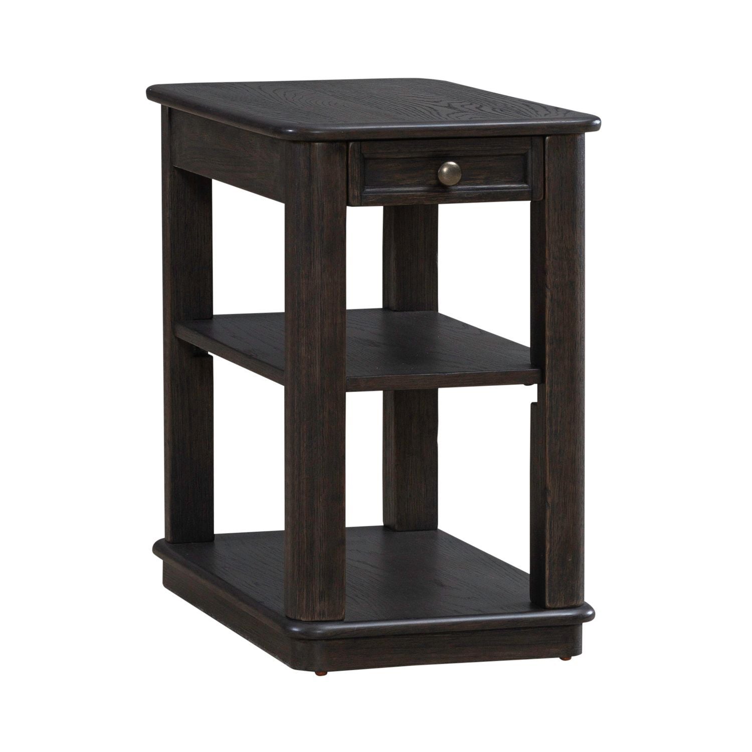 Wallace - Chair Side Table - Brown