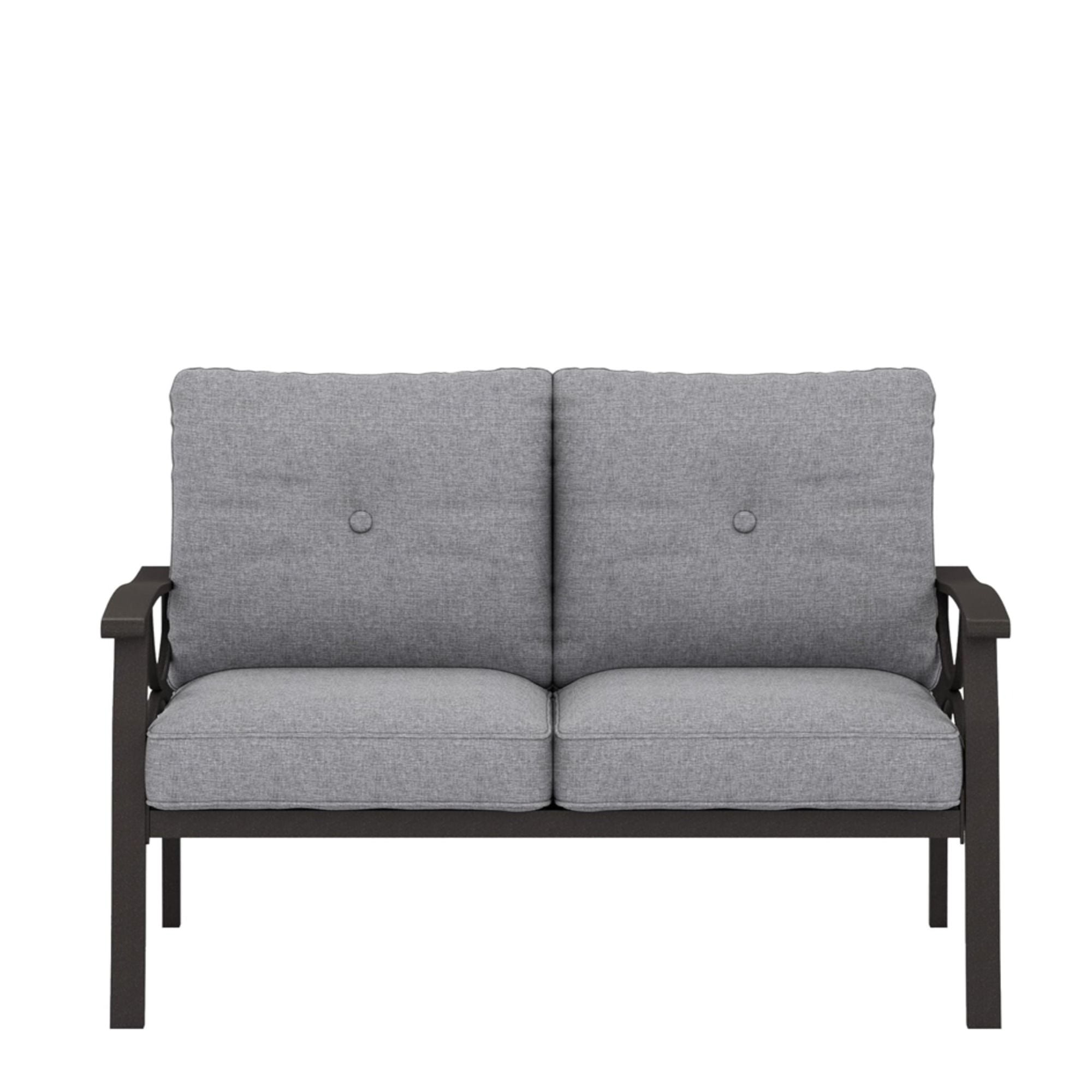 All-Weather Loveseat 2 Seats Sofa With Cushions