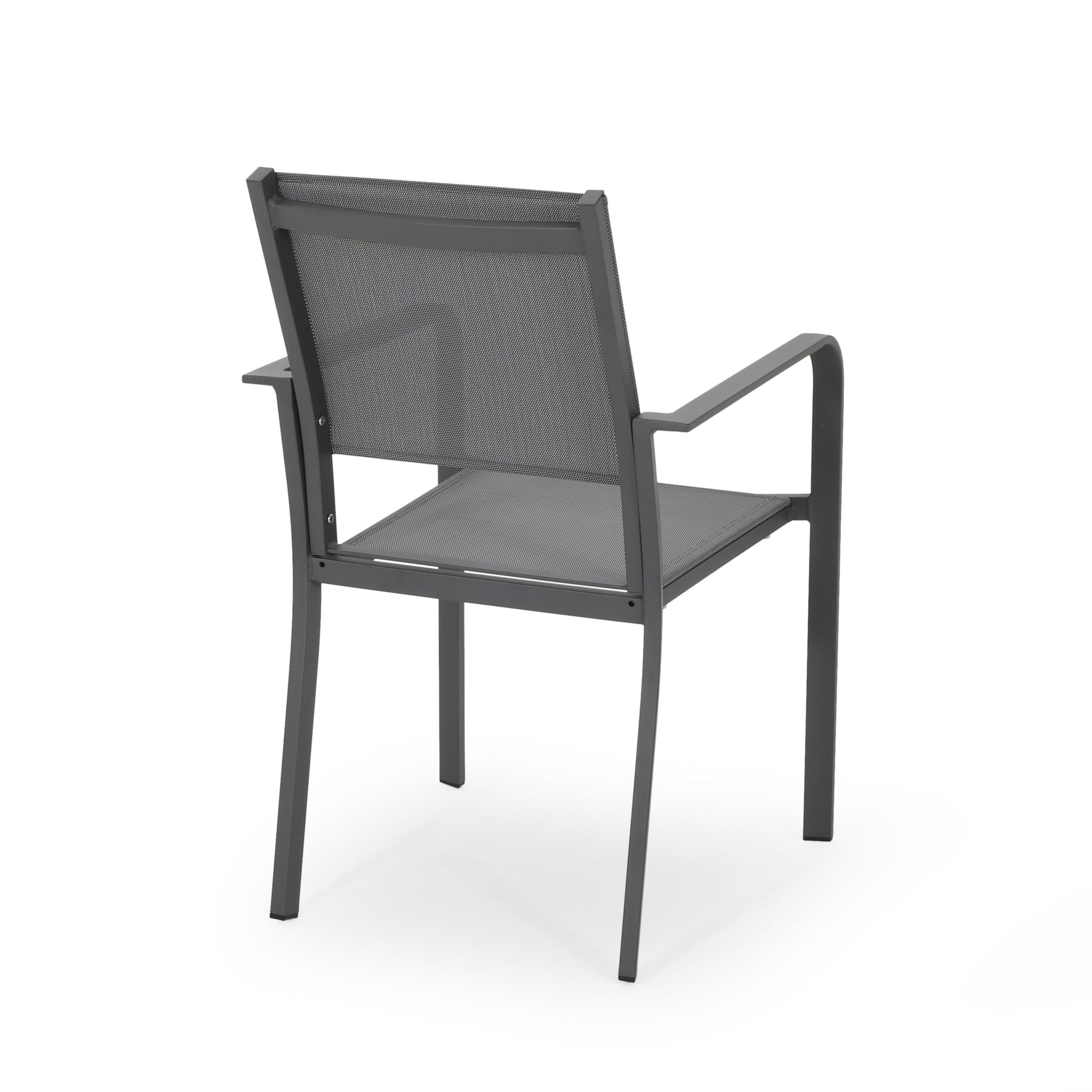 Waterfal - Outdoor Aluminum Dining Chair With Mesh Seat (Set of 2)