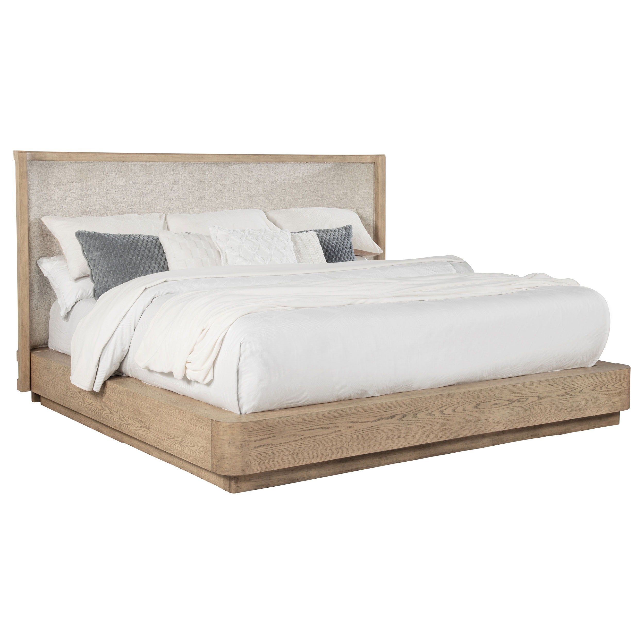 Coaster Fine Furniture Kailani - 49" California King Wingback Bed - Beige Oak | Meri Furniture