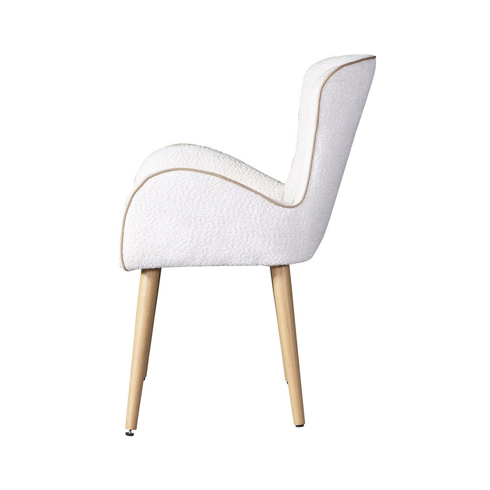ACME Adalynn - Side Chair (Set of 2) - Gray & Weathered Gray Oak | Meri Furniture
