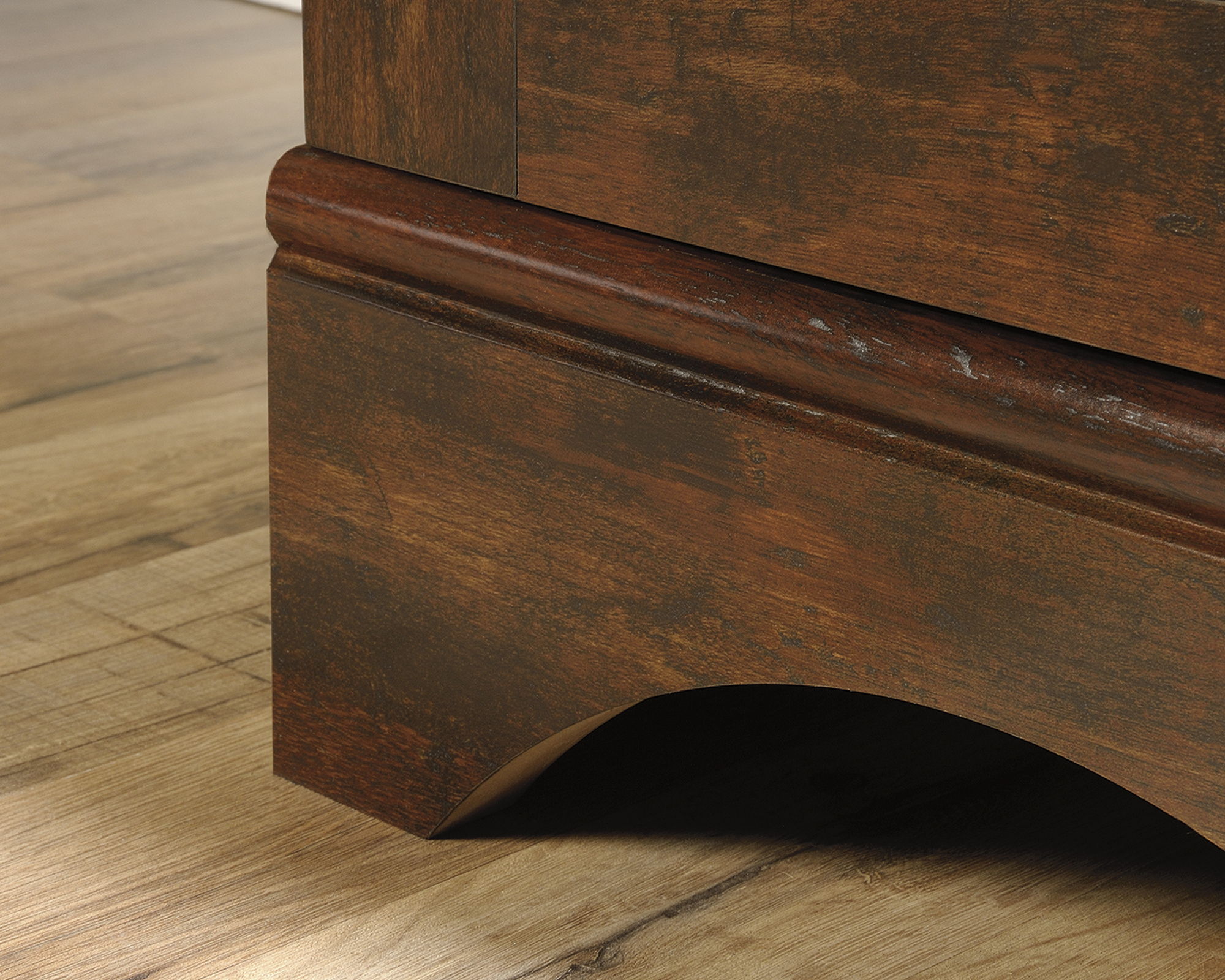 Harbor View Corner Computer Desk Curado Cherry