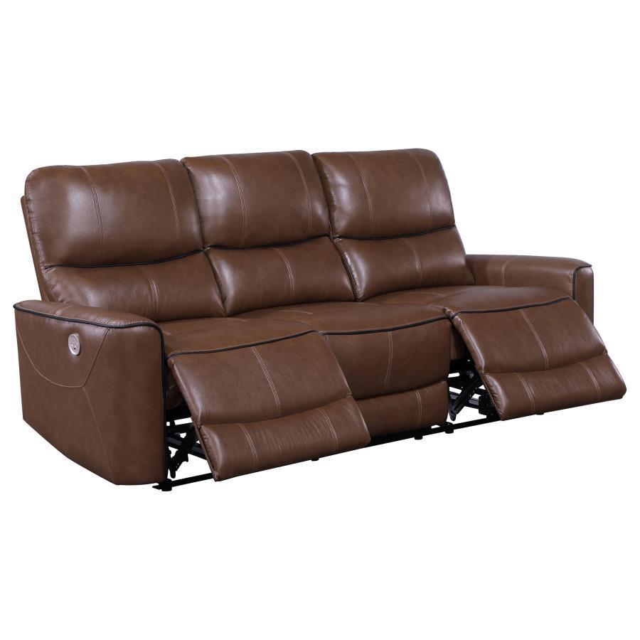 Coaster Fine Furniture Greenfield - Upholstered Power Reclining Sofa | Meri Furniture