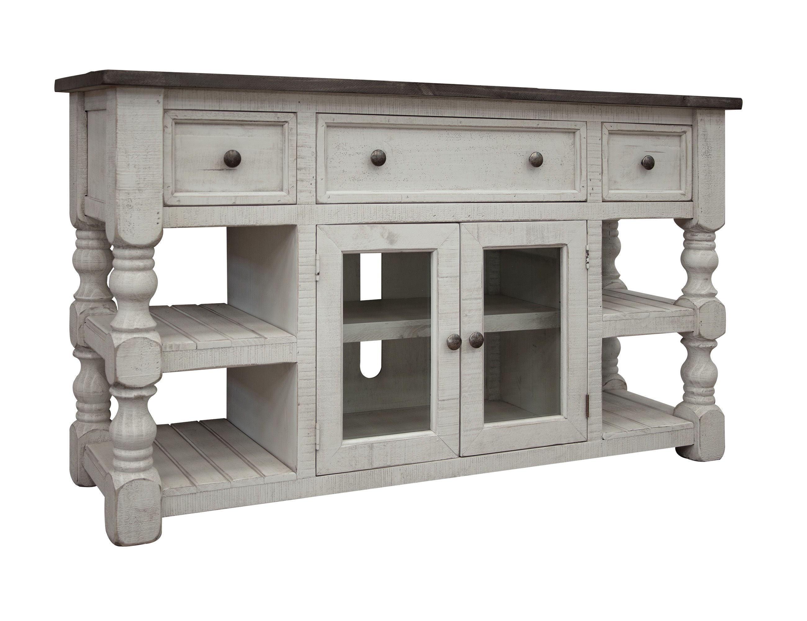 International Furniture Direct Stone - TV Stand with Drawers | Meri Furniture