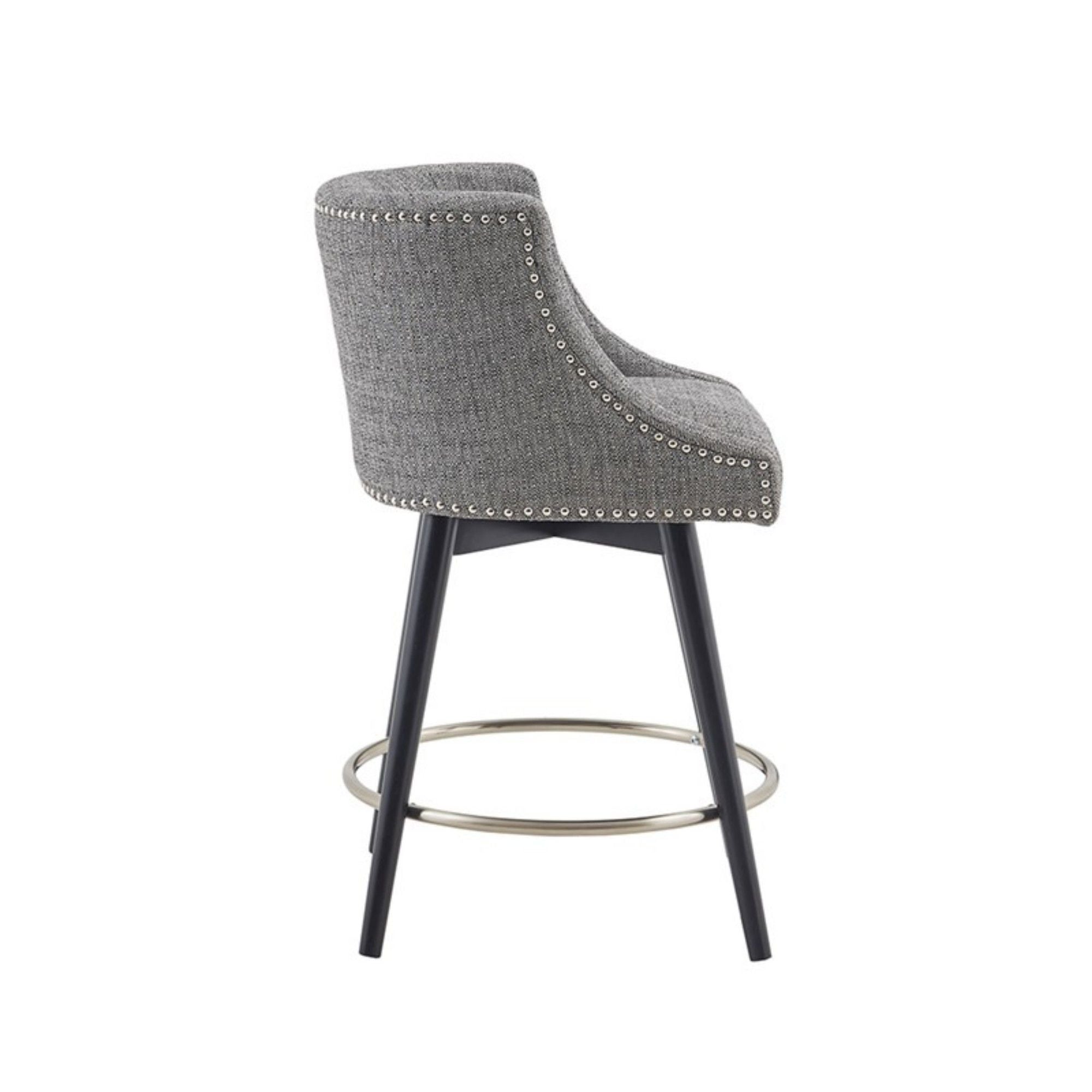 Mateo - Swivel Counter Stool - Gray