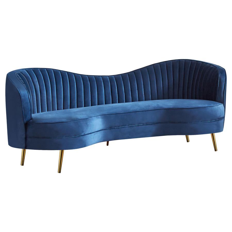 Coaster Fine Furniture Sophia - Upholstered Channel Tufted Sofa | Meri Furniture