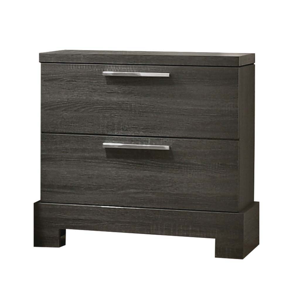 ACME Lantha - Nightstand - Gray Oak | Meri Furniture