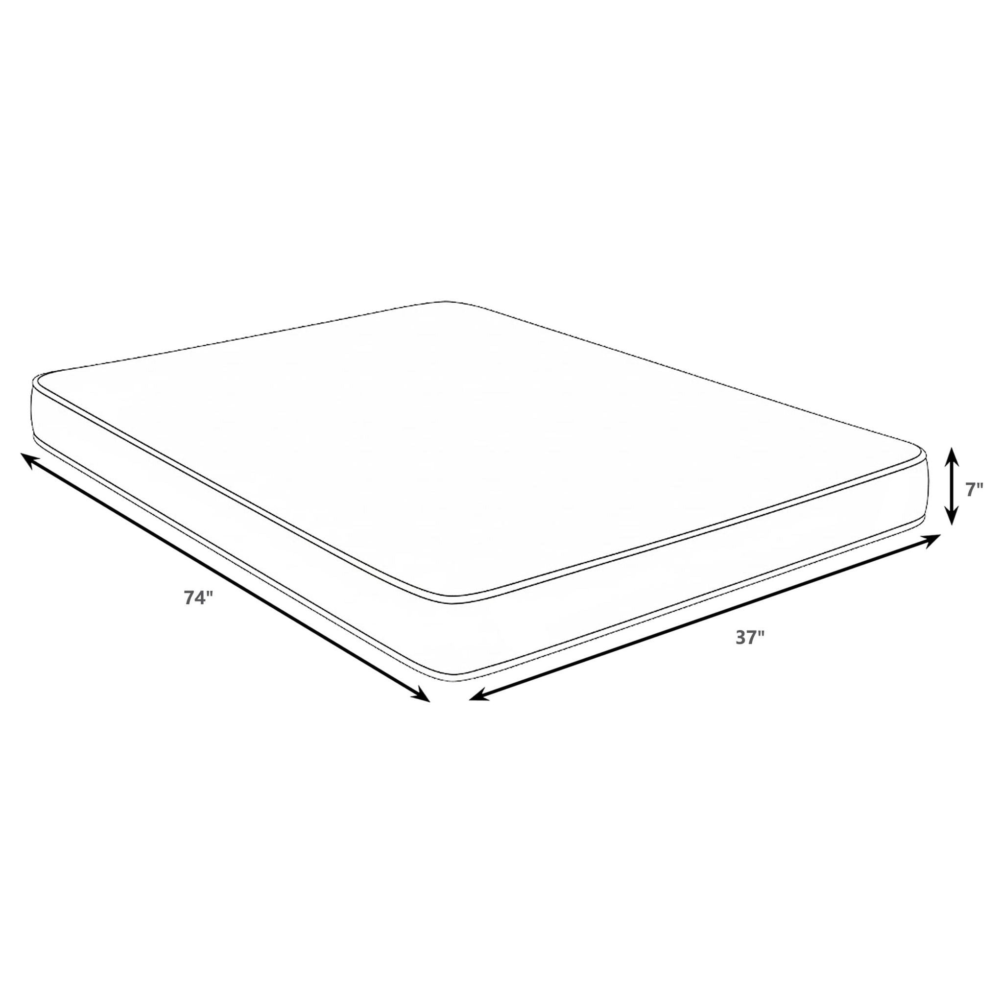 Cienaga - Twin Mattress With Firm Support - White
