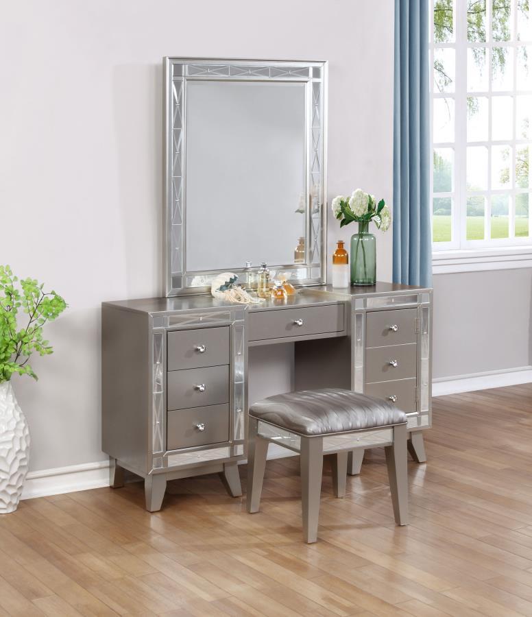 Coaster Fine Furniture Leighton - Vanity Mirror - Metallic Mercury | Meri Furniture
