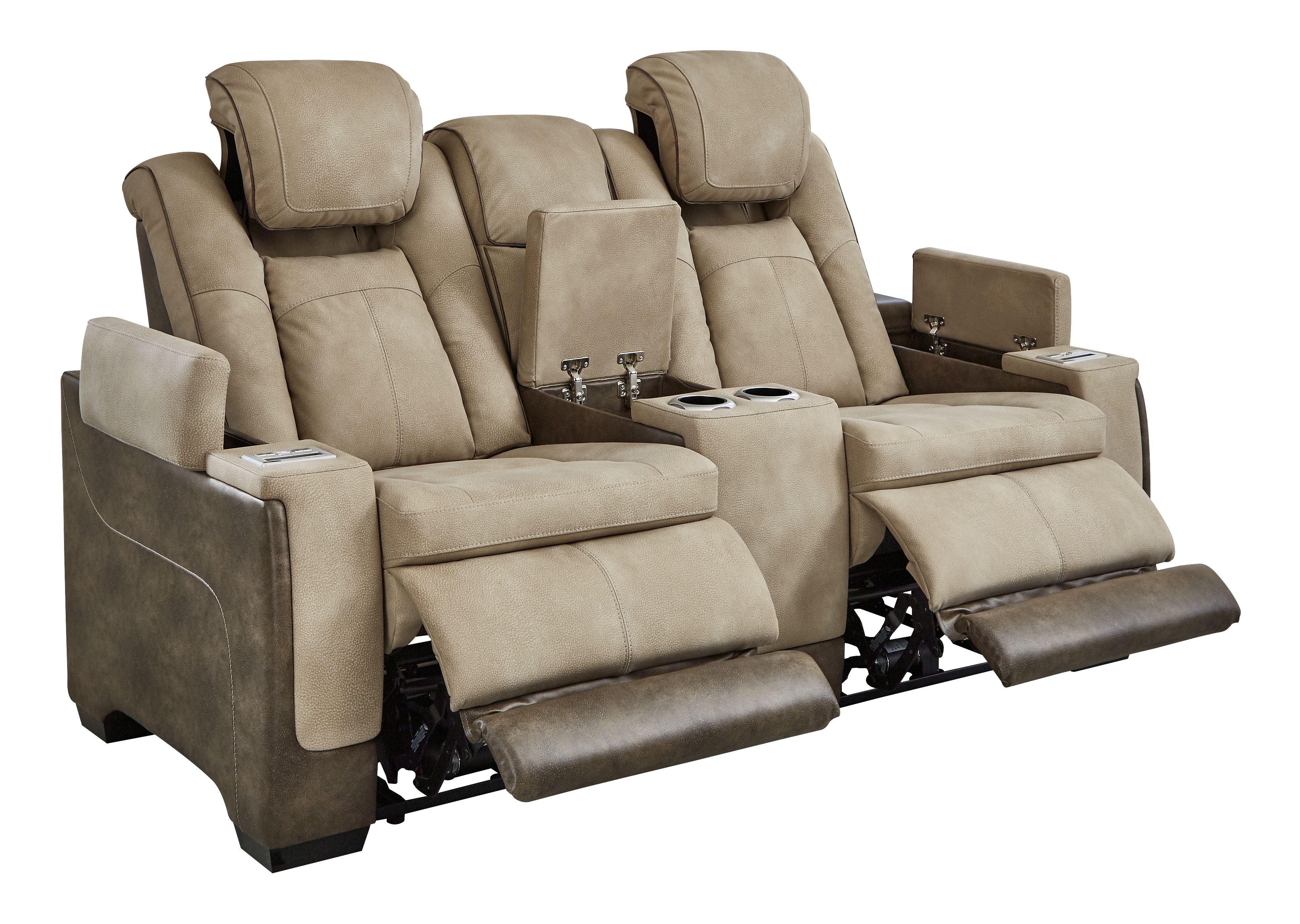 Signature Design by Ashley® Next-Gen Durapella - Power Reclining Loveseat | Meri Furniture