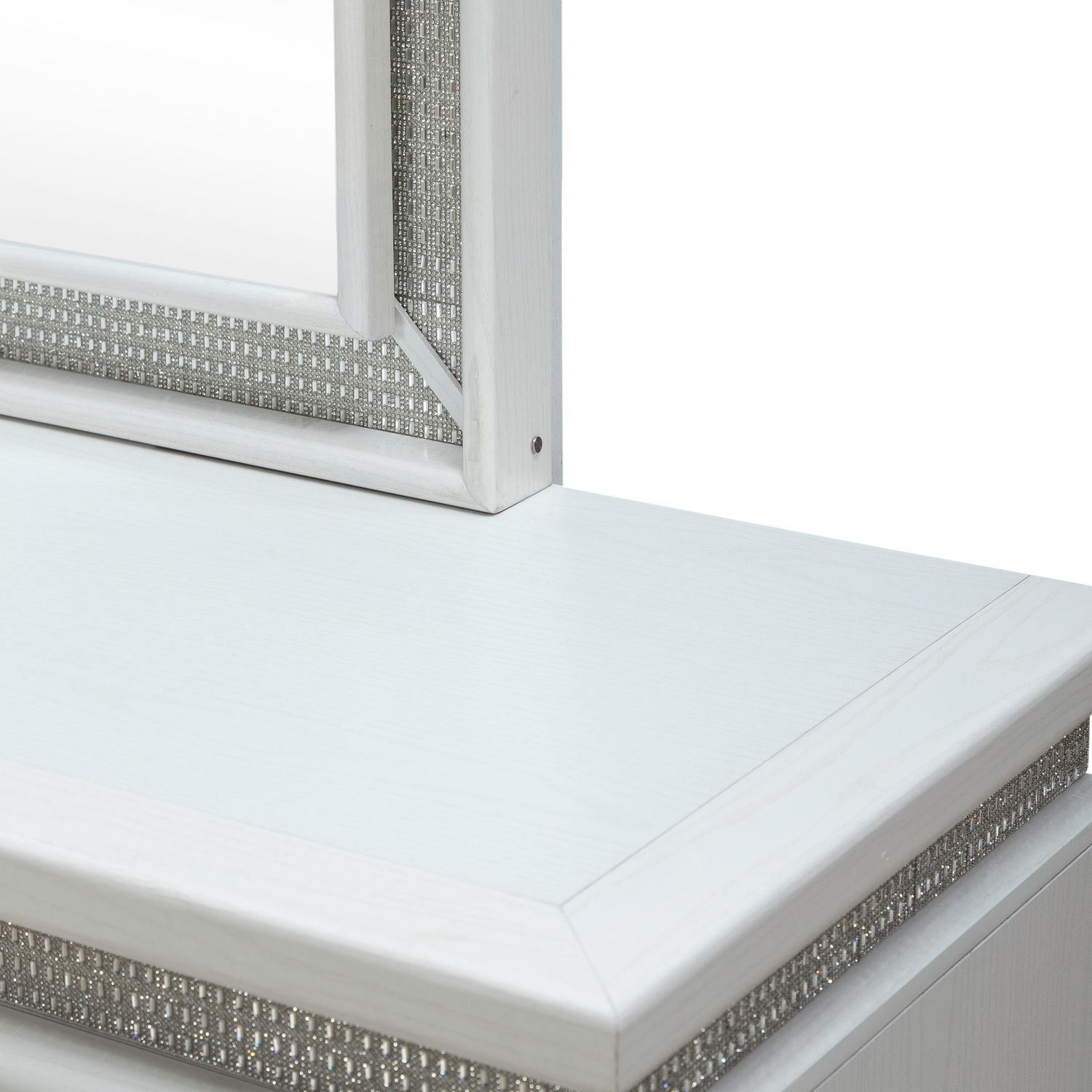 Reflections - Dresser & Mirror - White