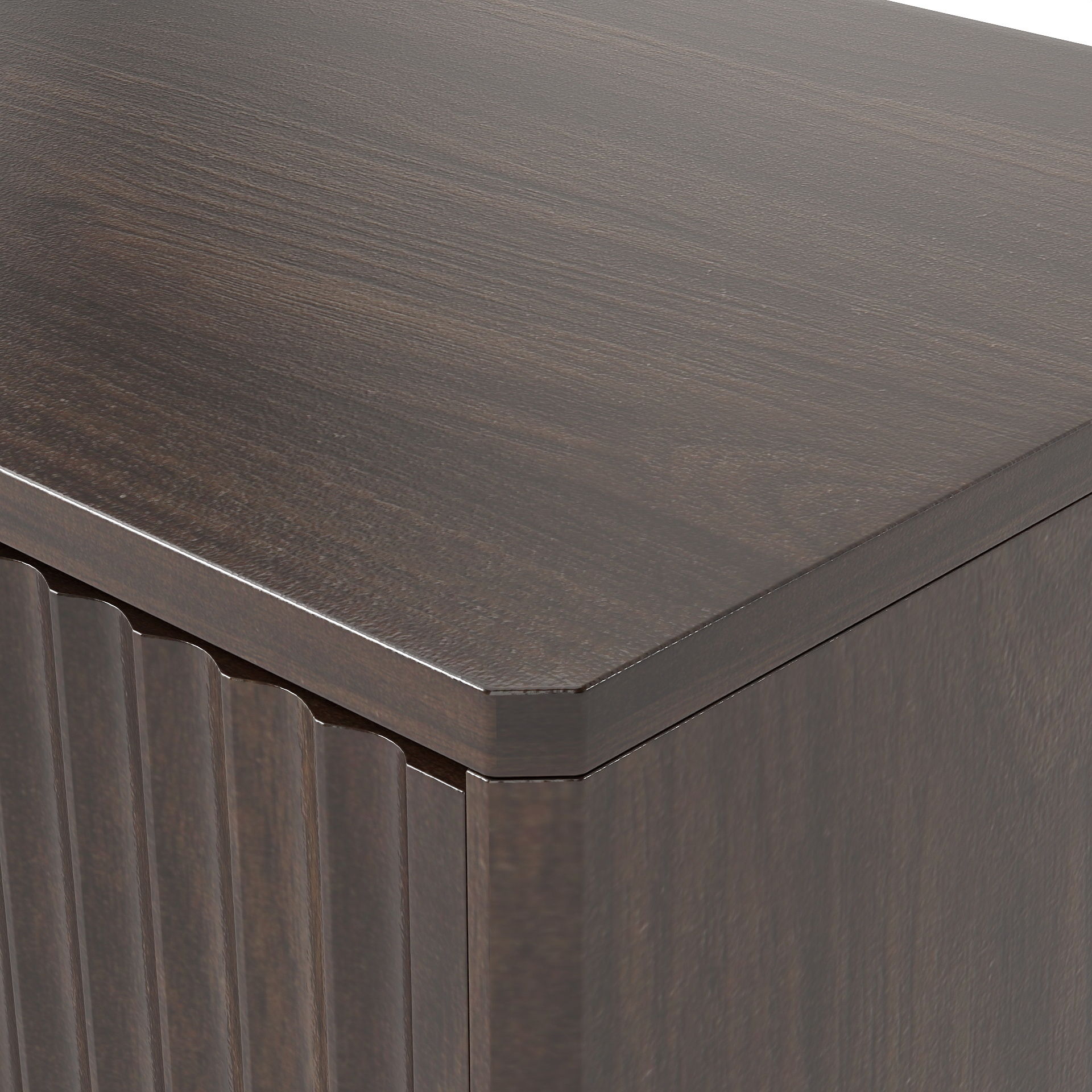 Tilt Out Trash Can Cabinet With Wave Textured Drawer & Pull Out Bin