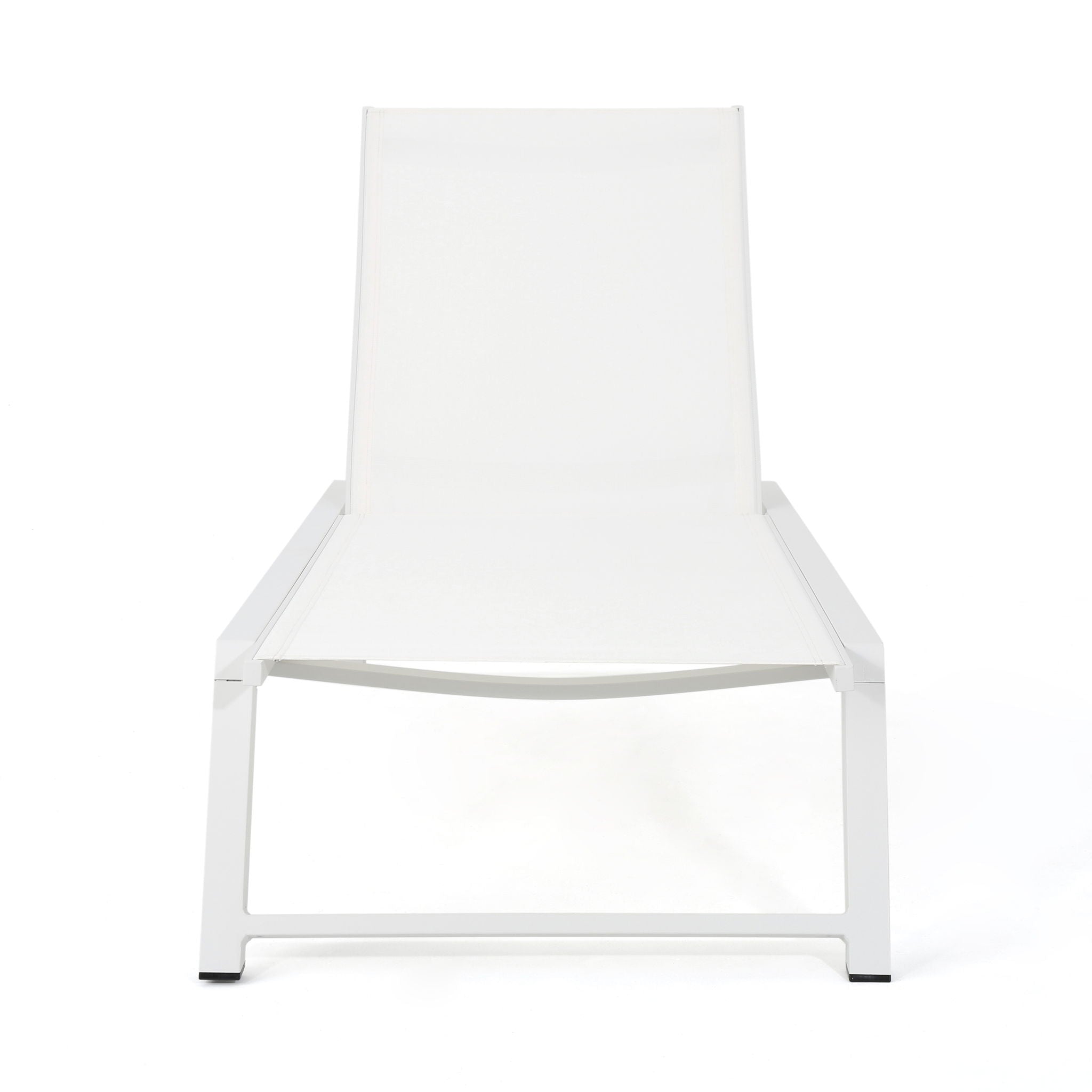 Myers - Modern Chaise Lounge Set With Adjustable Mesh Back