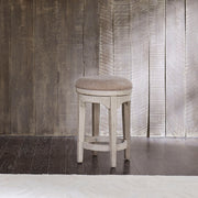 Liberty Furniture Farmhouse Reimagined - Console Swivel Stool - White | Meri Furniture