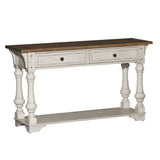 Liberty Furniture Morgan Creek - Sofa Table - White | Meri Furniture