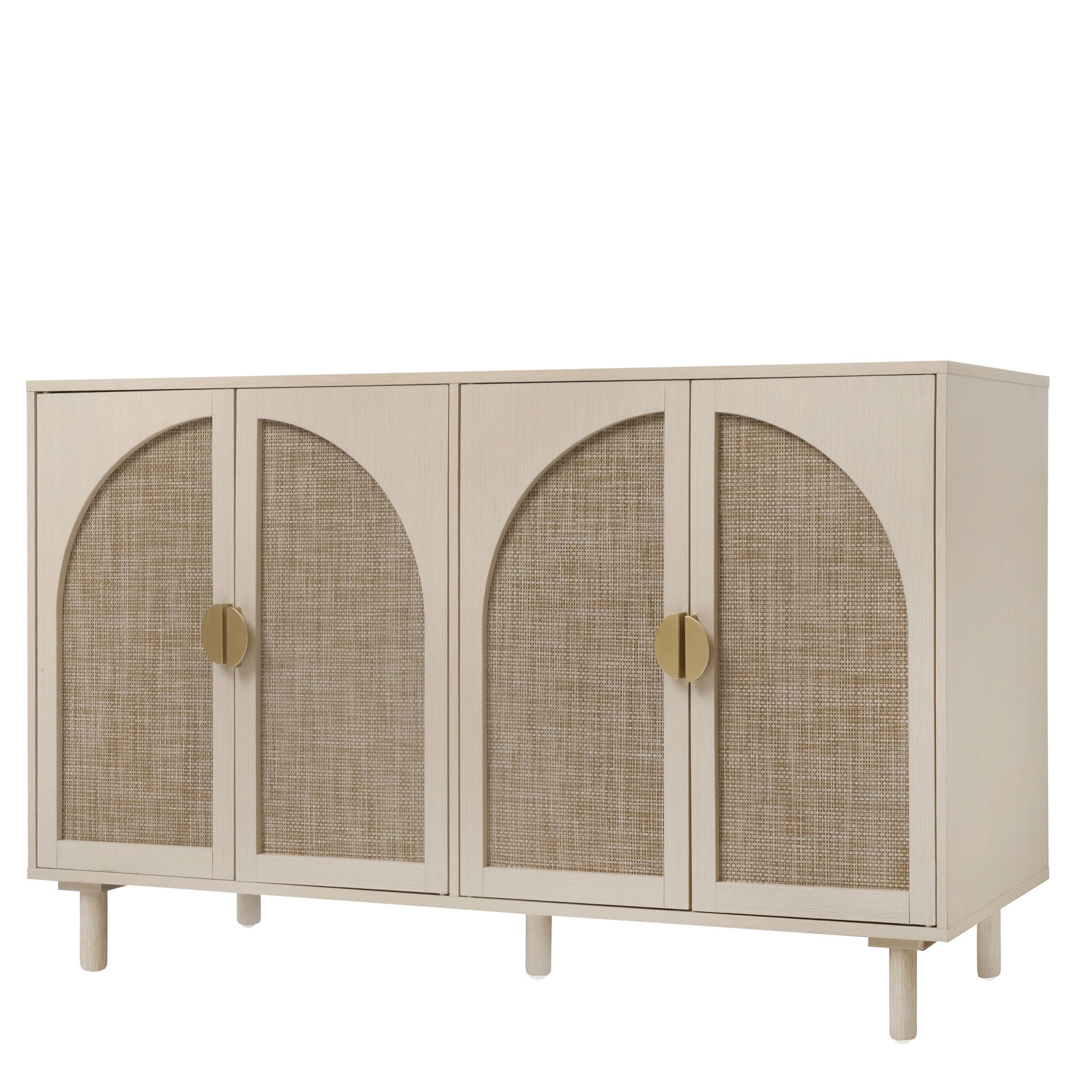 4 Door Cabinet, Customizable Storage System