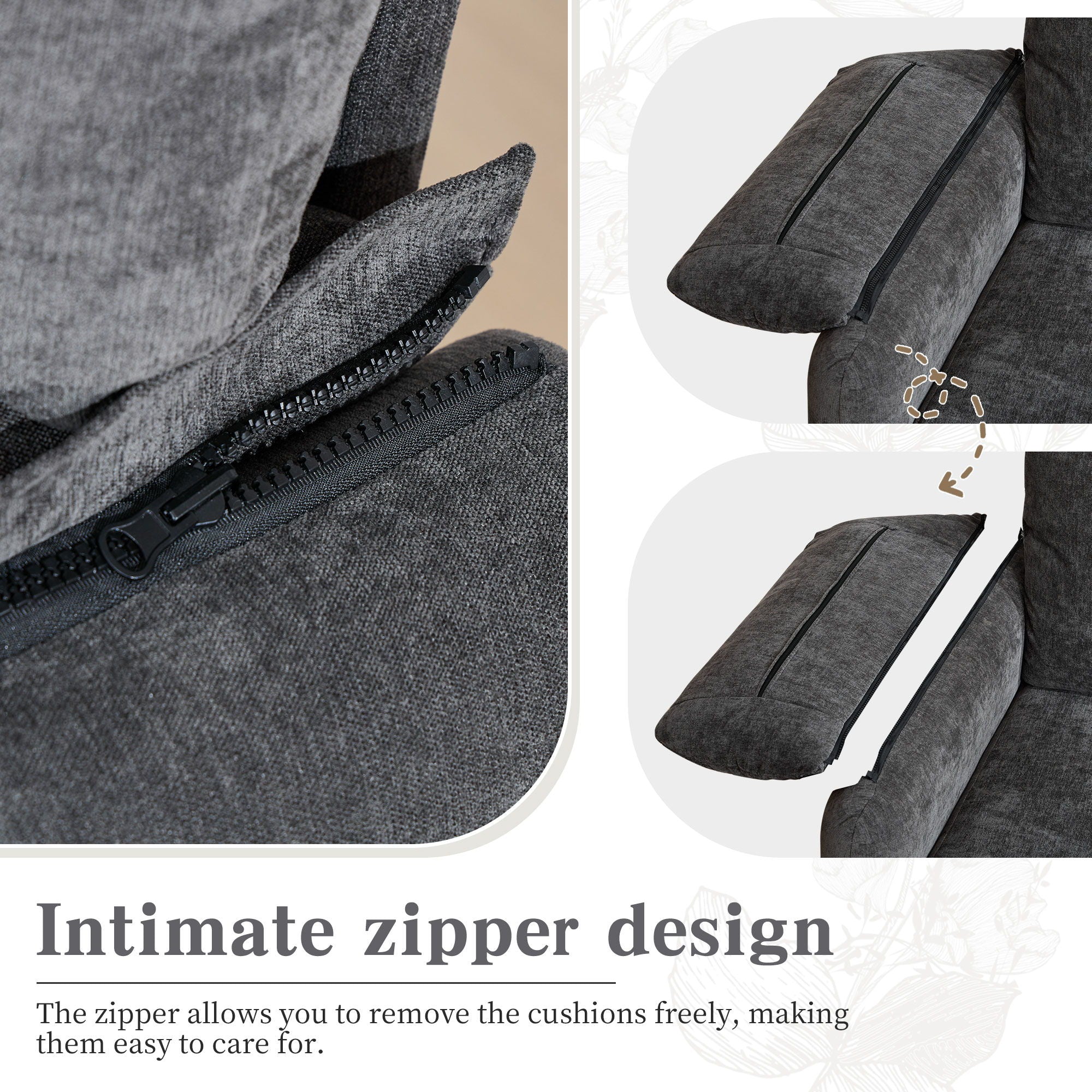 Modern Minimalist Down Filled Sofa