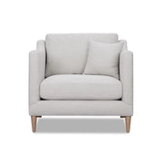 Chair With High Track Arms - Beige