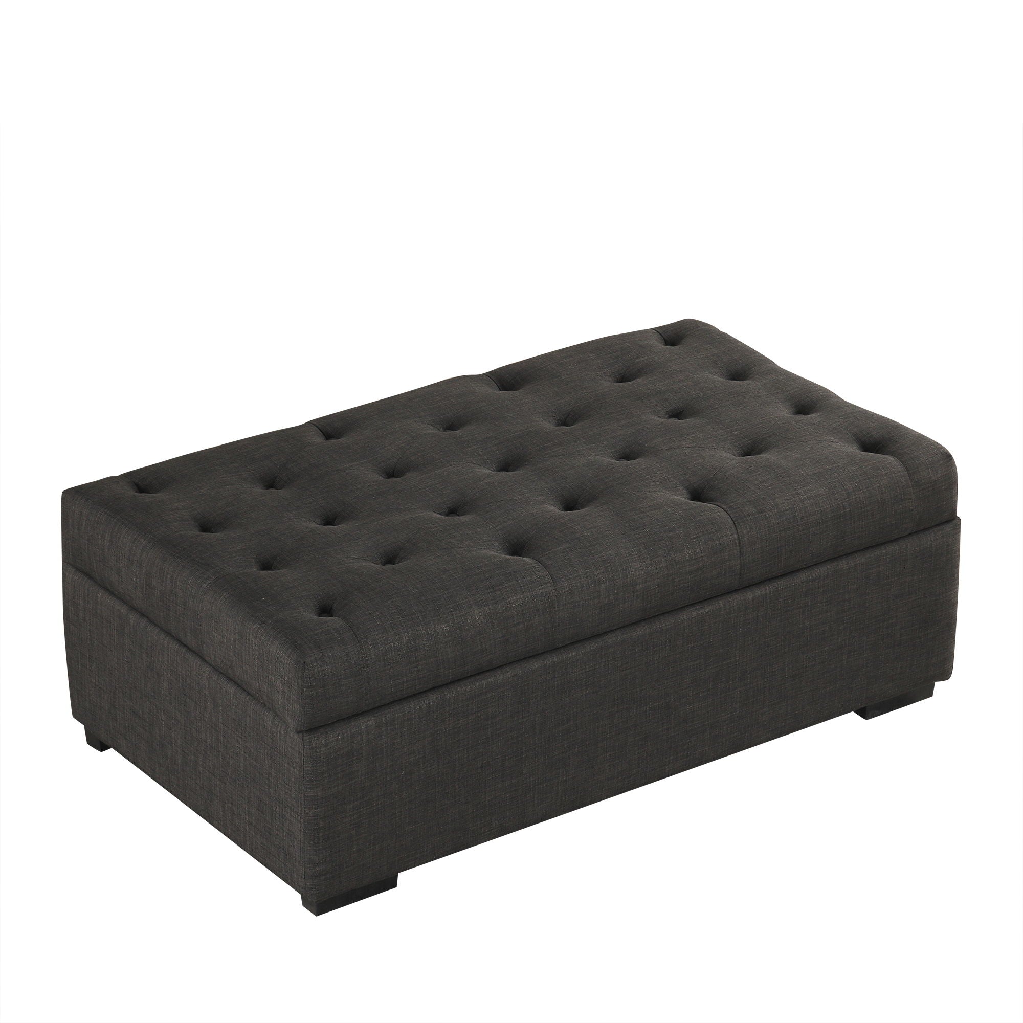 Convertible Folding Sofa Bed Ottoman With Memory Mattress And Tufted Design