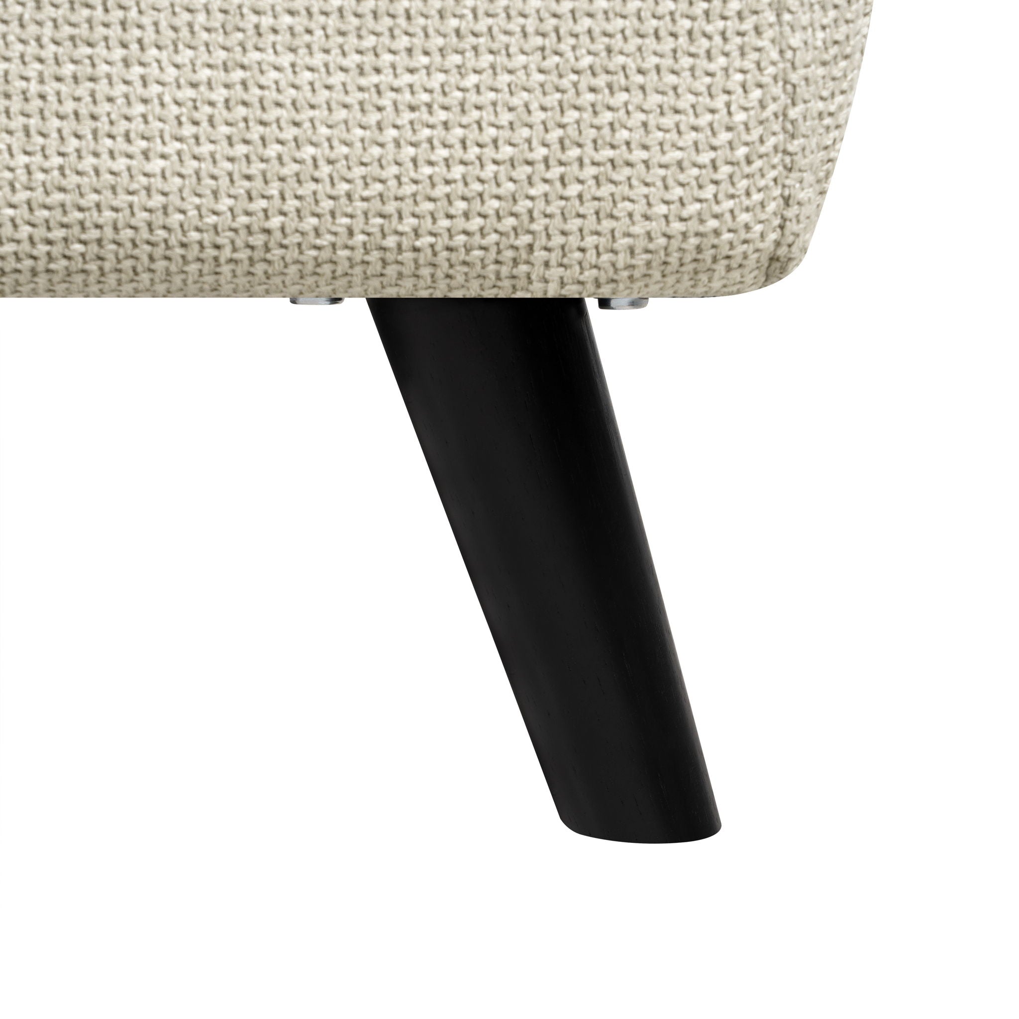 3 In 1 Foldable Linen Chaise Lounge With Adjustable Backrest