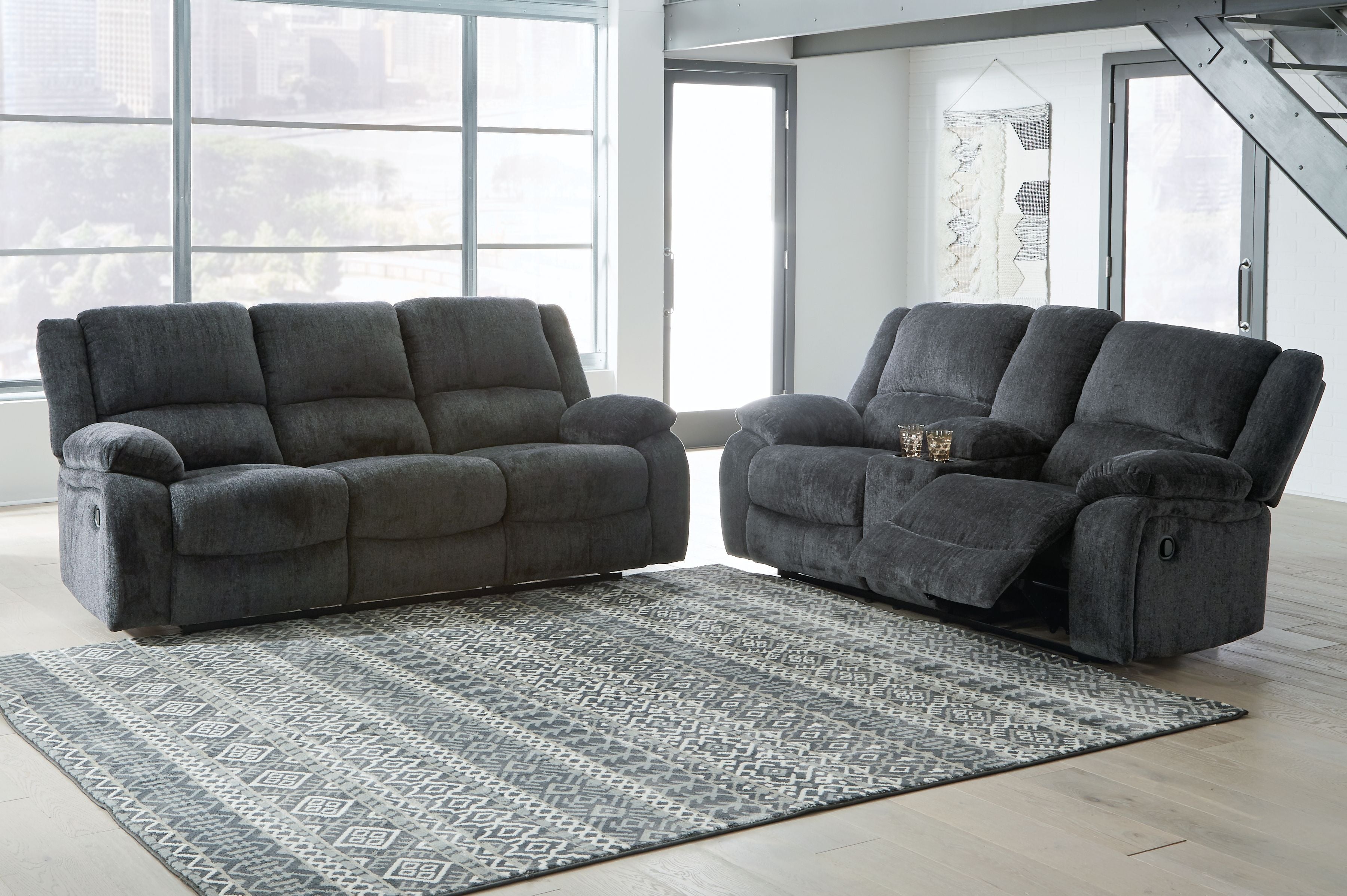 Signature Design by Ashley® Draycoll - Reclining Living Room Set | Meri Furniture