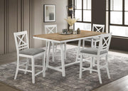Coaster Fine Furniture Hollis - Counter Height Dining Set | Meri Furniture