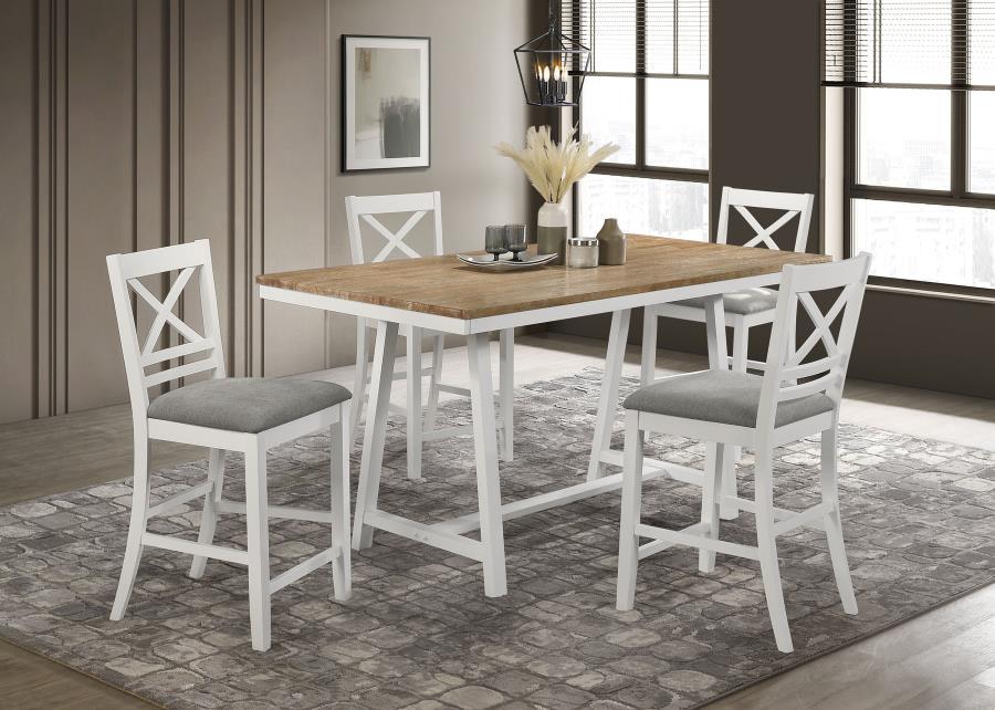 Coaster Fine Furniture Hollis - Counter Height Dining Set | Meri Furniture