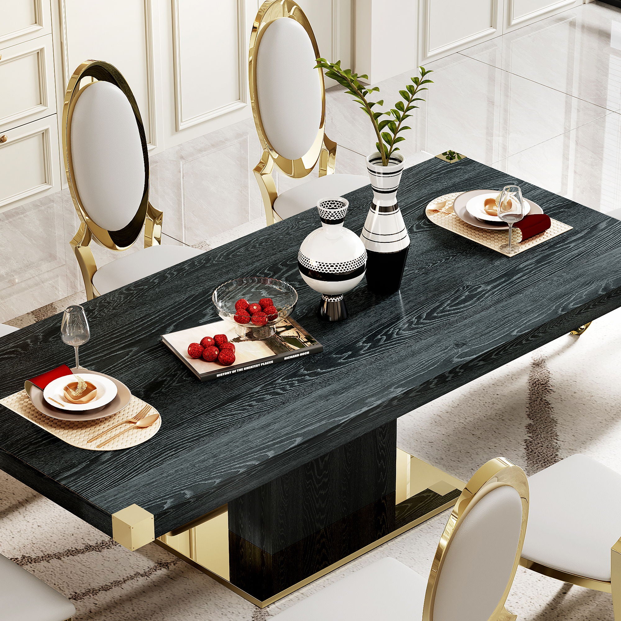 Top Dining Table With Finish Corner