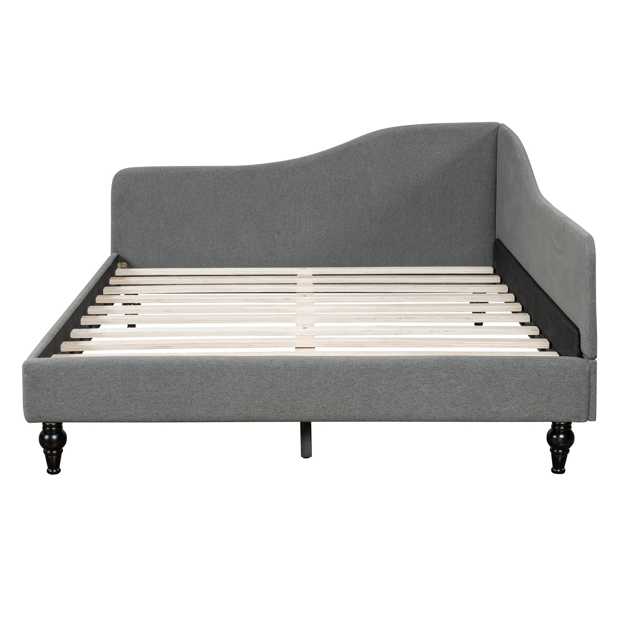 Modern L Shaped Linen Daybed With Legs
