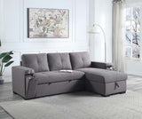 Jacop - Sectional Sofa - Dark Gray Fabric