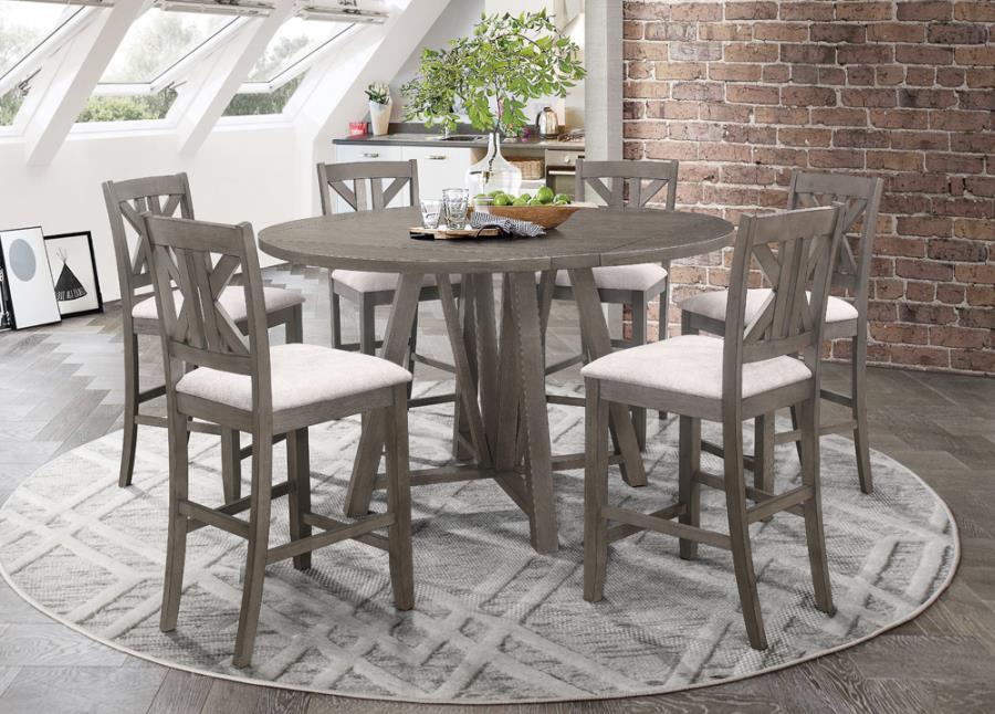 Coaster Fine Furniture Athens - Drop Leaf Counter Height Dining Set | Meri Furniture
