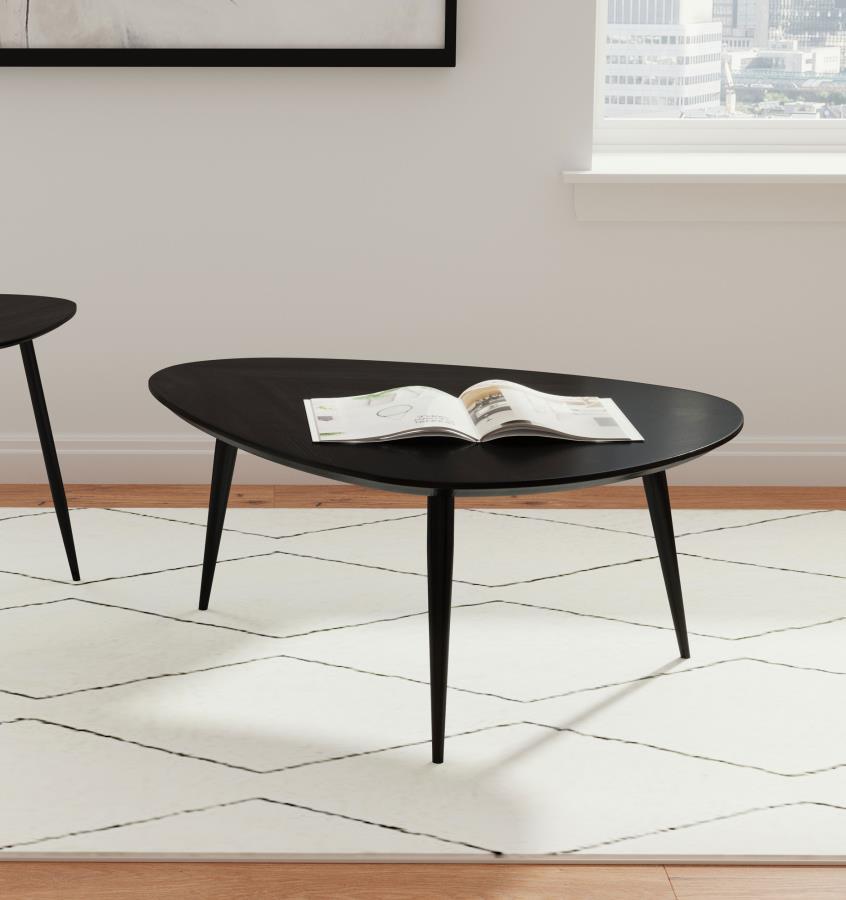 Coaster Fine Furniture Odessa - Triangular Solid Wood Coffee Table | Meri Furniture