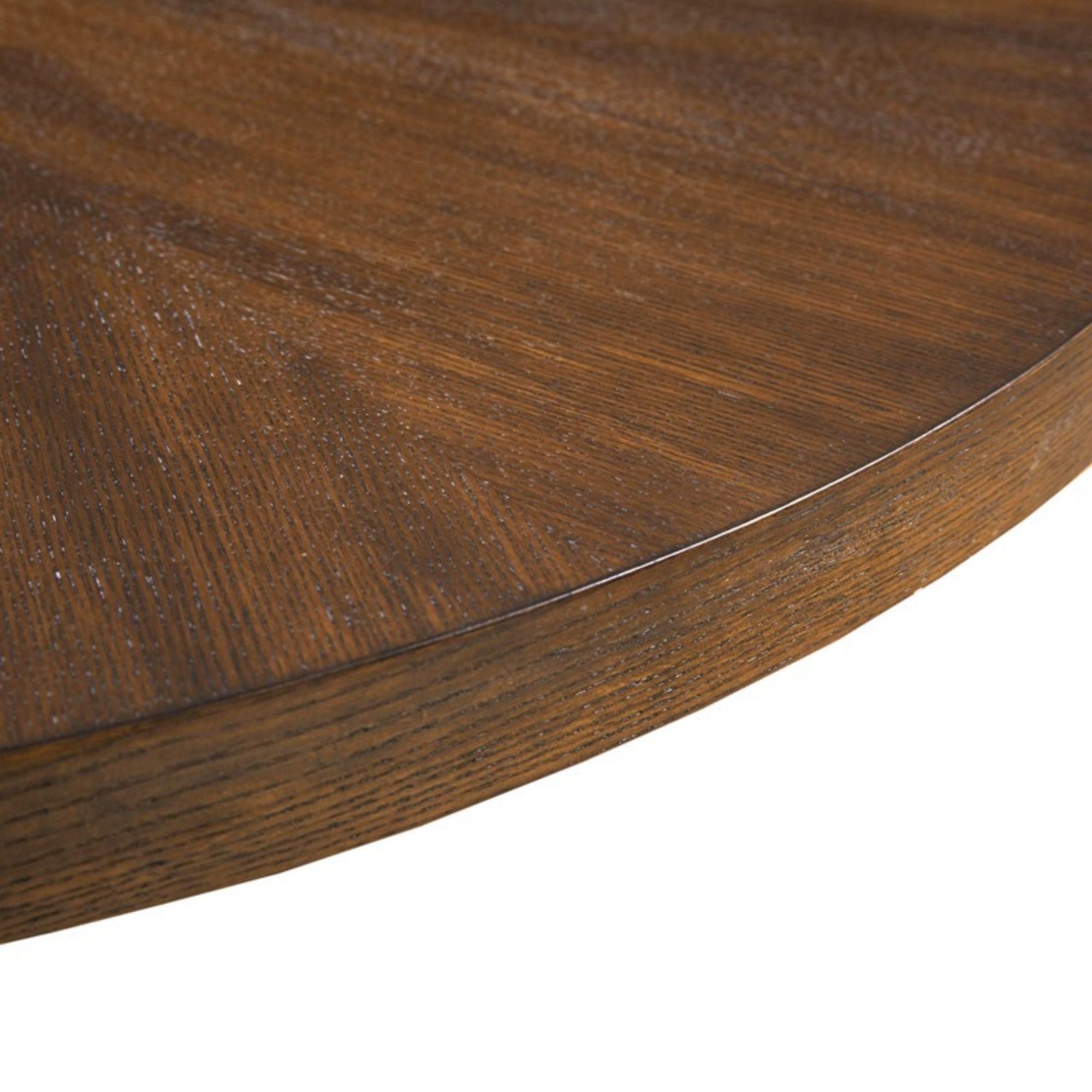 Round Coffee Table With Solid Veneer Top