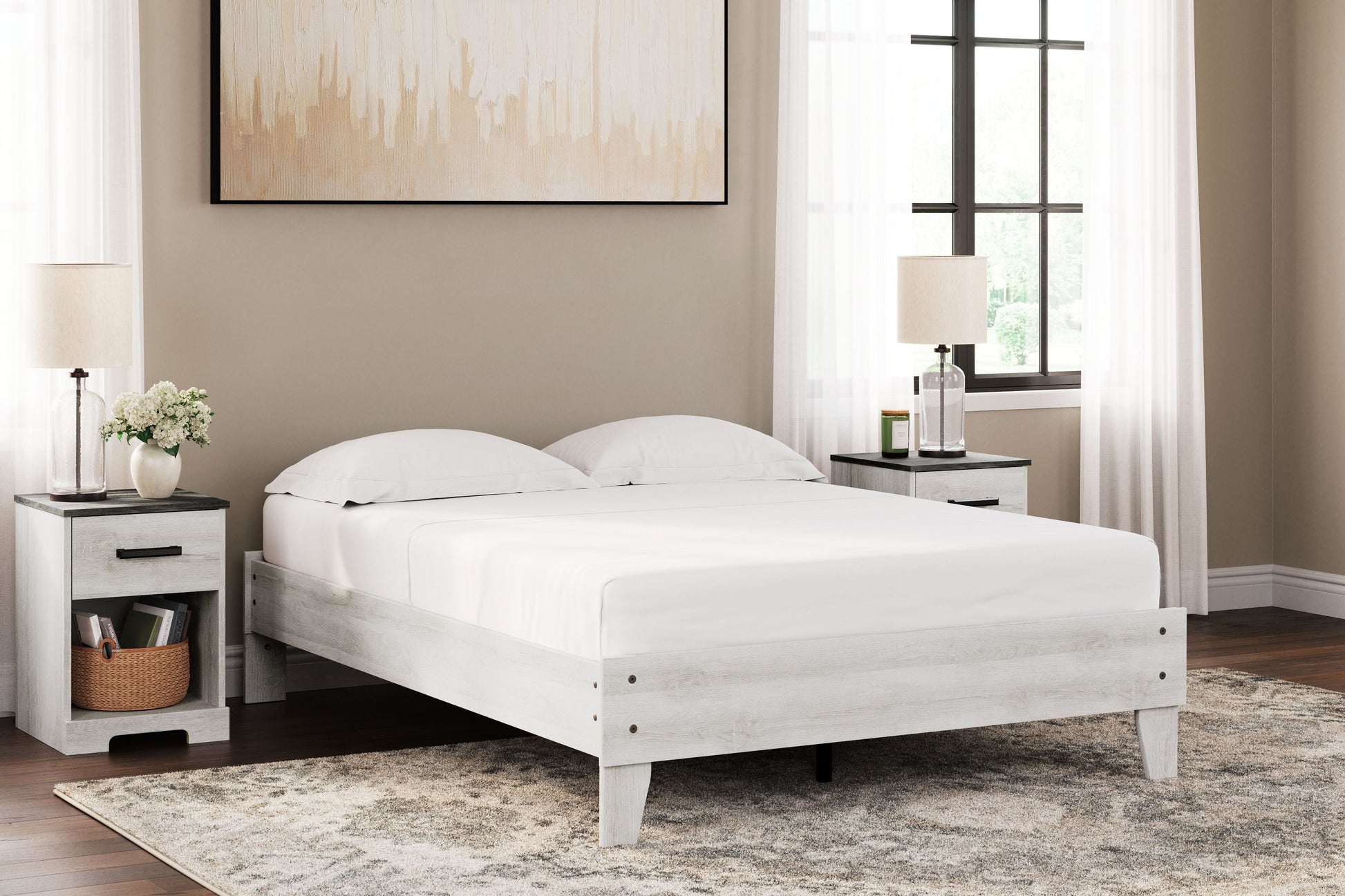 Signature Design by Ashley® Shawburn - Platform Bed | Meri Furniture