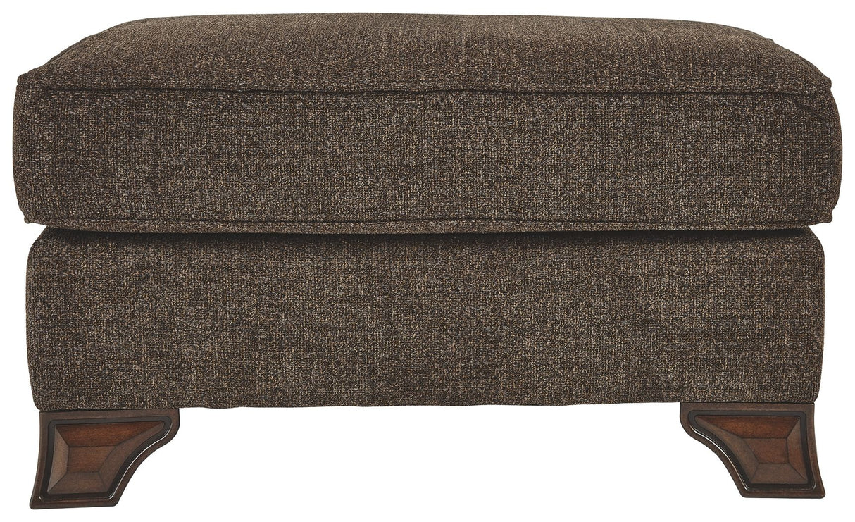 Ashley Furniture Miltonwood - Teak - Ottoman | Meri Furniture